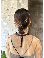 エッセ 大阪梅田茶屋町店(esse)&nbsp;タイトなシニオンアレンジ