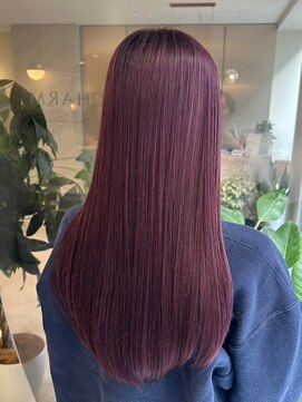 ミズチャーム(Ms.CHARM) 丸みロング/チェリーピンク