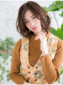 綾瀬/髪質改善/ベージュピンクのラフなふんわりボブパーマi