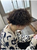 波巻きスパイラルパーマ/有馬