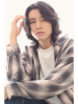 ヘアリゾート バレンタイン(hair+resort valentine) 20代30代40代/モテる黒髪/メンズロングウルフ