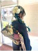 編みおろしスタイル
