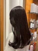 エイゾー(EIZO)&nbsp;ロングヘアスタイル・暗めグレーカラー