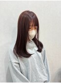 ロングレイヤー　ショコラブラウン