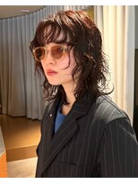 ノラギンザユー(NORA GINZA/U)&nbsp;ウルフパーマレイヤーパーマニュアンスパーマカジュアルパーマ