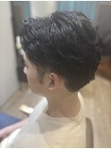 メンズパーマ/アップバング/おしゃれパーマ