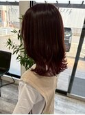 cherry pink　裾カラー♪
