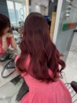 ラピス 渋谷本店(Lapis)&nbsp;チェリーレッド/レイヤーカット/髪質改善/エクステ/バイカルテ