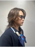 アッシュブラウン/流しスタイル