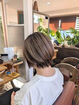 ヘアークリエイト マァーノ(Hair create mano)&nbsp;白髪ぼかし×ハニーベージュ