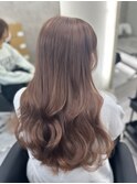 ☆ブリーチなしWカラー×ミルクベージュ