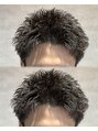 ブラック 渋谷(BLUCK)&nbsp;朝のセットがリアル3分！？最強の【スパイキーパーマ】
