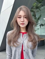 ホォレ 豊中店(fore)&nbsp;オリーブミルクティーカラーベージュボブブリーチレイヤー豊中