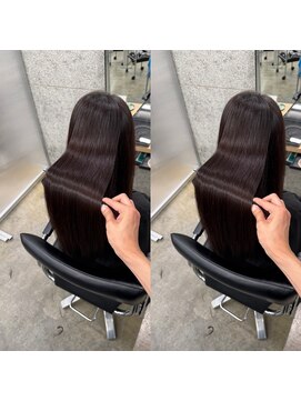  #髪質改善#縮毛矯正#美髪矯正#レイヤーカット#白髪ぼかし