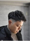 アップバングショート/メンズカット/メンズ / バーバー/理容室
