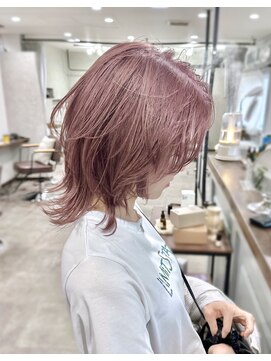 ヴェルム ヘア デザイン(Velum.HAIR DESIGN) ピンクウルフレイヤー