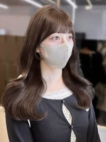 フォンズ(FONS)&nbsp;上品韓国ヘアラベンダーグレージュ