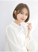 大人可愛いボブスタイル