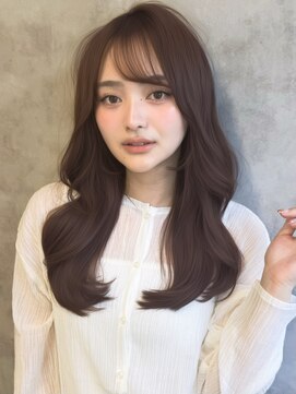 アグ ヘアー スラップ 川崎店(Agu hair Slups) 韓国風レイヤー/ラベンダーグレージュ