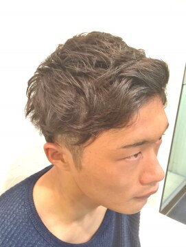 オムヘアーバイグルーマーズ(HOMME HAIR by GROOMER/S) #くせ毛を活かす#2ブロアップバング☆Hommehair2nd櫻井