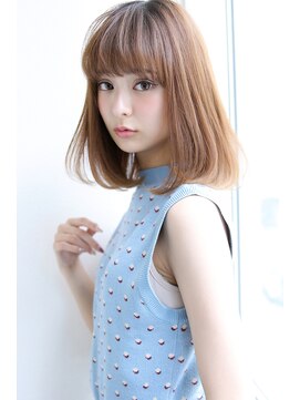 ロゼ 甲子園口(Rose) 【Rose/甲子園口】ベージュカラー＿切りっぱなしボブ★★