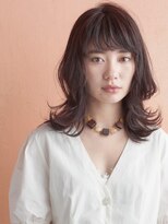 ミンクス 原宿店(MINX)&nbsp;ラフミディアムレイヤー#モード#3Dカラー#ジグザグバング