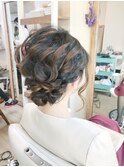 ロングウェーブシニヨンアレンジ【ヘアアレンジ　立川/立川南】