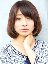 ヘアメイク フレンシア(hair make flencia)&nbsp;前髪アシンメトリーが可愛いボブ