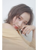 ビーハイブ 一番町店 アヴェダ(BEHIVE)&nbsp;ミディアムウルフ☆セミウェット×くすみカラー