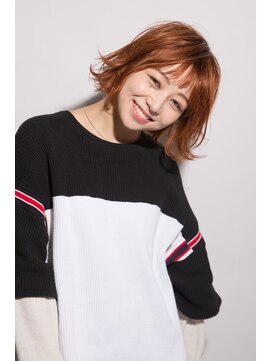 ノラジャーニー(NORA Journey) 【佐藤】外ハネオレンジボブ♪