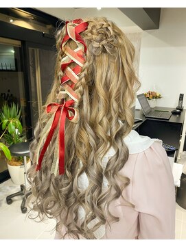 ラピス 大宮(Lapis) 『バラとリボンハーフアップ』