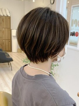 モリオ フロム ロンドン 成増店 丸みボブココアブラウン