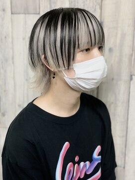 アイスアウト(iced out) 9：１インナーカラー【赤羽】