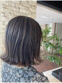 白髪ぼかしハイライト