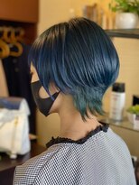 パチャールヘアー(PACAR HAIR)&nbsp;ブルーショートウルフ