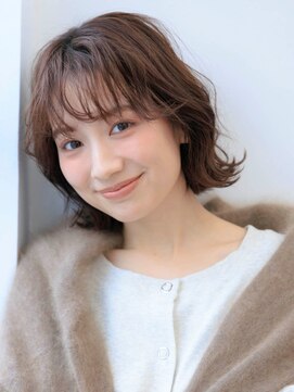 リネット ヨコハマ バイ リトル(linette yokohama by little) ゆるパーマボブ