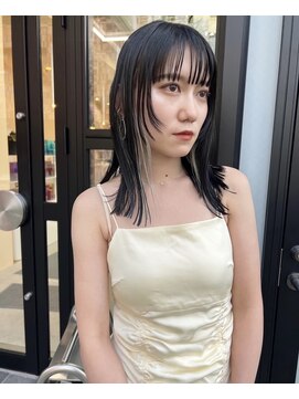 チーカ(chica) ブルーブラック×インナーホワイトシルバー