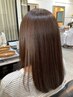 『艶髪』酸性ストレート+cut  10%off
