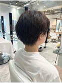 ショート×ゆるパーマ