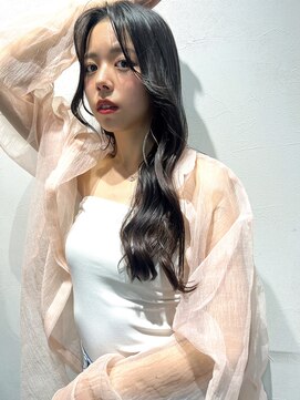 ロンド ストラーダ 心斎橋(Lond strada) 韓国前髪顔周りロング×インナーグレージュ[心斎橋/髪質改善]