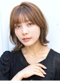 外ハネ小顔ボブ☆アッシュショコラ