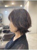 アッシュブラウンなショートボブ。11.29