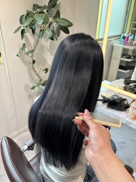 エコル(EKOLU) 髪質改善トリートメント+blue black