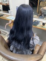 ネオリーブアイム 横浜西口店(Neolive aim)&nbsp;ブルーブラック　ブリーチ　ダブルカラー　学割