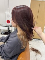 ネイロ 錦糸町(NeiRo)&nbsp;魅力倍増カールセミディシアーカラーダークアッシュショートヘア