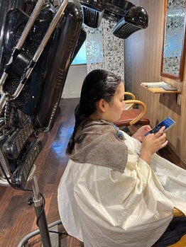 ヘアーデザイン クー(HAIR DESIGN Ku)の写真/《髪と地肌に優しいオーガニックカラー》髪や頭皮に優しく沁みにくく、染めるほどに美しく理想の美髪へ♪
