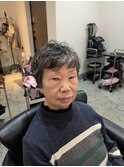 クレイヘアパーマショート