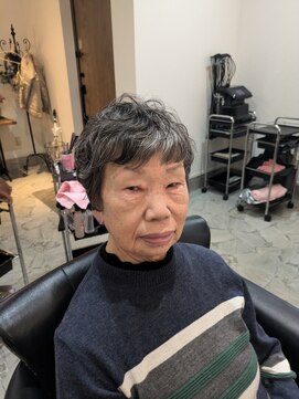 オーガニックヘアーサロン ハッピーティアーズ(Happy tears) クレイヘアパーマショート