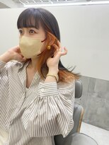 サンク(SANC) インナーカラーオレンジ