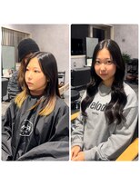 フィーネ 横浜(Fi -Ne) エクステで黒髪ロングに